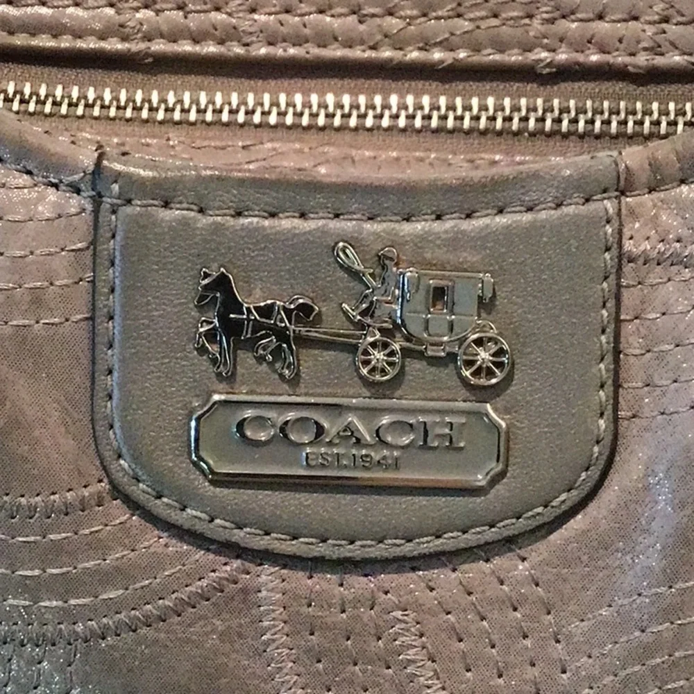Coach Madison Maggie Metallic Handbag